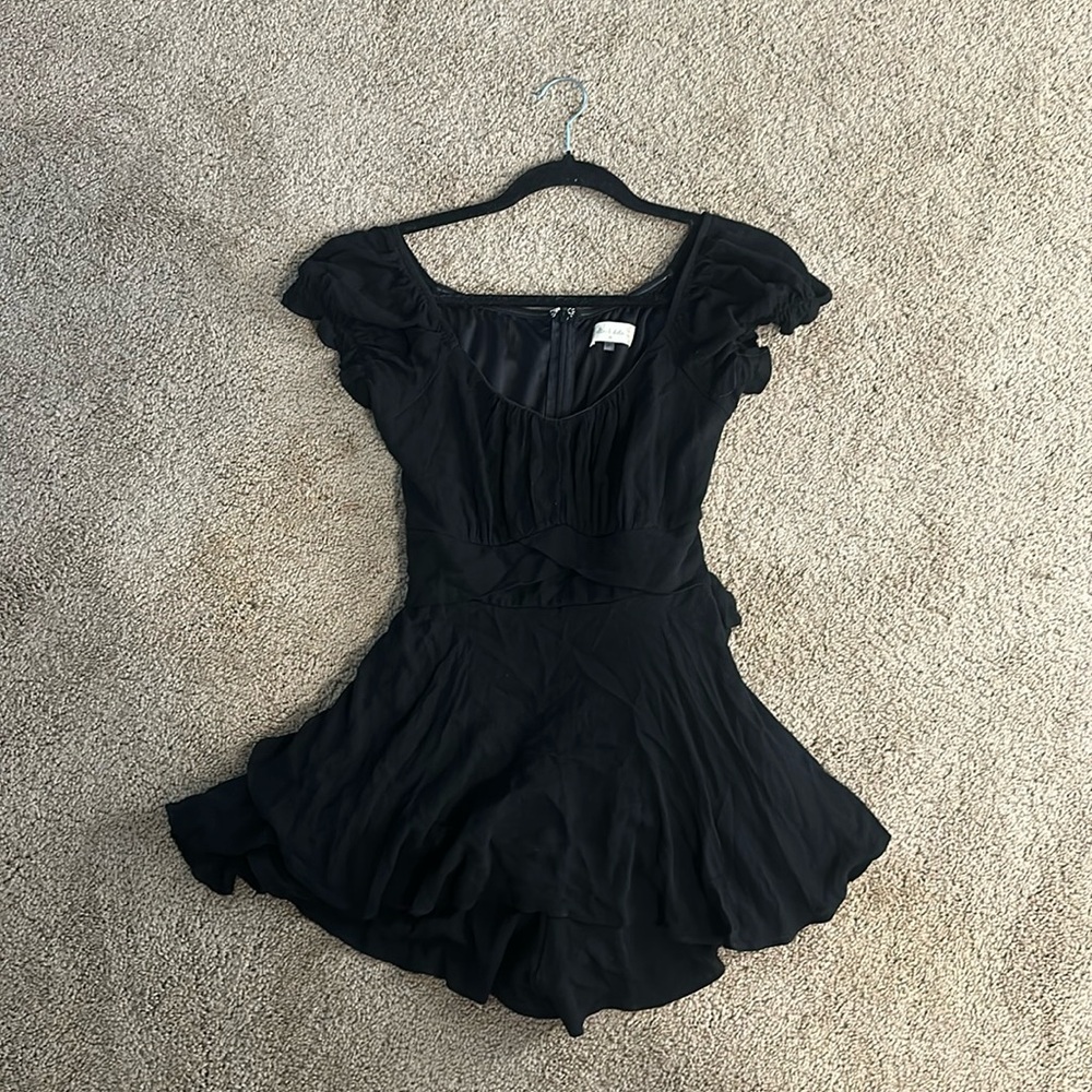 Altar’d State black mini romper dress